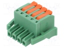 Connector: pluggable terminal block; plug; female; PL; 10A; 300V