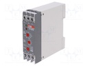 Timer; 0,05s÷100h; SPDT; 250VAC/4A; 24÷240VAC; 24÷240VDC; DIN; IP20