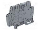 6x91x56mm; for DIN rail mounting; -25÷55°C; 5VDC; Indication: LED