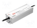 Power supply: switched-mode; LED; 82.8W; 36VDC; 2.3A; 90÷305VAC