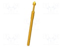 Test needle; Operational spring compression: 4mm; 5A; Ø: 2mm; 1.5N