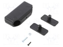 Enclosure: for alarms; X: 35mm; Y: 72mm; Z: 18mm; ABS; black