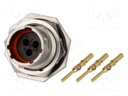 Connector: circular; Series: RT360; socket,plug; male; crimped
