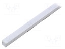 Profiles for LED modules; white; recessed; natural; L: 1m