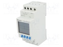 Programmable time switch; Range: 1min÷7days; DPDT; 230VAC; DIN