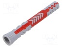 Plastic anchor; 10x80; DUOPOWER; without screw; 25pcs; 10mm