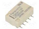 Relay: electromagnetic; Ucoil: 12VDC; 0.5A/125VAC; 1A/30VDC; 1028Ω