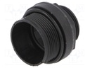 External thread; Mini Buccaneer; for panel mounting; straight