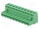 Pluggable terminal block; 5mm; ways: 10; straight; plug; female