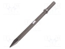 Pointed chisel; for concrete; 500mm; Kind of holder: 32x152mm