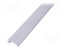 Profiles for LED modules; recessed; white; L: 2m; aluminium