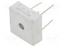 Bridge rectifier: single-phase; Urmax: 800V; If: 35A; Ifsm: 400A