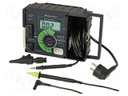 Meter: safety tester; LCD 3,5 digit (1999); 0,05÷19,99MΩ; 1.3kg