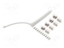 NEON LED tape; white cold; 24V; LED/m: 120; 8mm; IP65; 6W/m