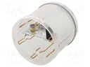 Signaller: lighting; LED; transparent; Usup: 24VDC; Usup: 24VAC