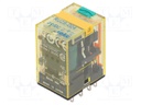 Relay: electromagnetic; DPDT; Ucoil: 24VDC; 10A/250VAC; 10A/30VDC