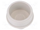 Stopper; M50; IP54; Mat: polyamide; grey; with pierceable membrane