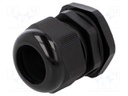 Cable gland; PG29; IP67; Mat: polyamide; black