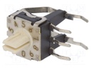 Encoding switch; HEX/BCD; Pos: 10; SMT; Rcont max: 100mΩ; 150pcs.