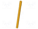Test probe socket; Contact plating: gold-plated; push-in; KS-215