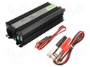 Converter: DC/AC; 500W; Uout: 230VAC; Out: AC sockets 230V; 90%; 24V