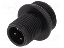 Socket; M12; PIN: 4; male; A code-DeviceNet / CANopen; soldering