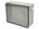 Enclosure: wall mounting; X: 400mm; Y: 500mm; Z: 200mm; CAB; grey