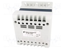 Transformer: mains; 320VA; 400VAC; 24V; Leads: terminal block; IP21