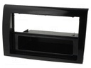 Radio mounting frame; Fiat; 2 DIN; black gloss