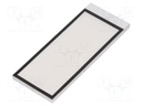 Backlight; LED; Dim: 55.75x22.86x2.5mm; white; 46.8x19mm; 650cd/m2