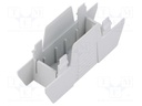 Cover; for enclosures; UL94HB; Series: EH 22,5; Mat: ABS; grey