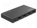 Switch; HDMI 2.0; black; Out: HDMI socket
