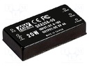 Converter: DC/DC; 20W; Uin: 9÷18V; 12VDC; Iout: 1666mA; 2"x1"; 31.2g