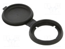 Cap; -50÷100°C; IP67; black