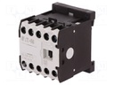 Contactor: 3-pole; NO x3; Auxiliary contacts: NO; 12VDC; 8.8A; DIN