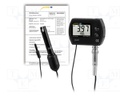 Meter: pH; LCD; 0÷14pH; 0÷55°C; Accur: ±1°C; Dim: 75x25x55mm