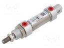 Round cylinder; Piston diam: 25mm; Piston stroke: 25mm; 1÷10bar