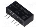 Converter: DC/DC; 2W; Uin: 21.6÷26.4V; Uout: 15VDC; Uout2: -15VDC