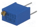 Potentiometer: mounting; multiturn; 20kΩ; 250mW; ±10%; cermet