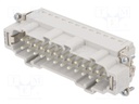 Connector: rectangular; male; EPIC H-BE; PIN: 24; 24+PE; 16A; 500V