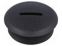 Stopper; M32; Mat: polyamide; black