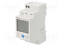 Programmable time switch; Range: 1min÷7days; SPDT; 110÷230VAC