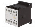 Contactor: 3-pole; NO x3; Auxiliary contacts: NO; 110VAC; 12A; DIN