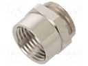 Thread adapter; Int.thread: PG9; Ext.thread: M16; brass; Pitch: 1.5