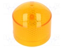 Module: light signaller; orange; LED; 24VDC; 24VAC; IP66