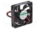 Fan: DC; axial; 12VDC; 50x50x10mm; 18.59m3/h; 25.6dBA; Vapo; 4800rpm