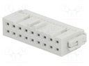 Plug; IDC; female; PIN: 18; without strain relief; IDC; 1.27mm