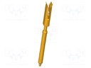 Test needle; 40A; Contact plating: gold-plated; Contacts: bronze