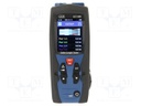 Meter: reflectometer; LCD TFT; Detection: place of cable failure