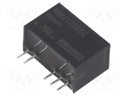 Isolated Board Mount DC/DC Converter, 5.2kV Isolation, ITE, 2 Output, 1 W, 5 V, 100 mA, -5 V